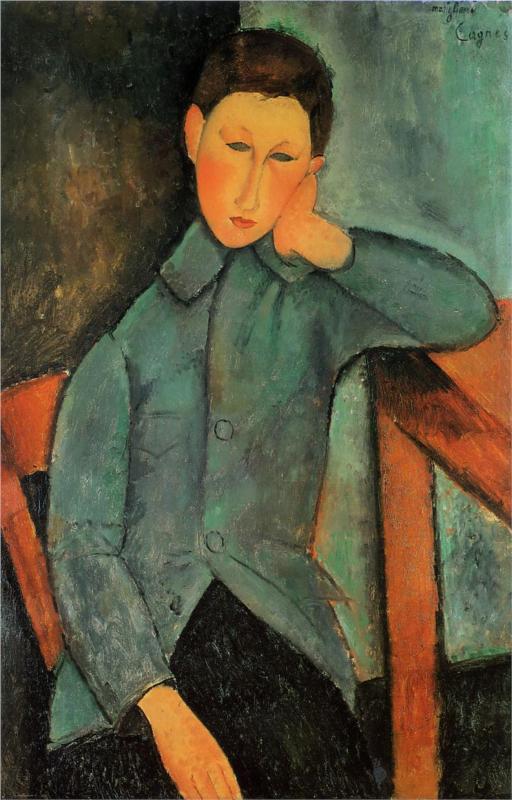 The Boy - Amedeo Modigliani Paintings